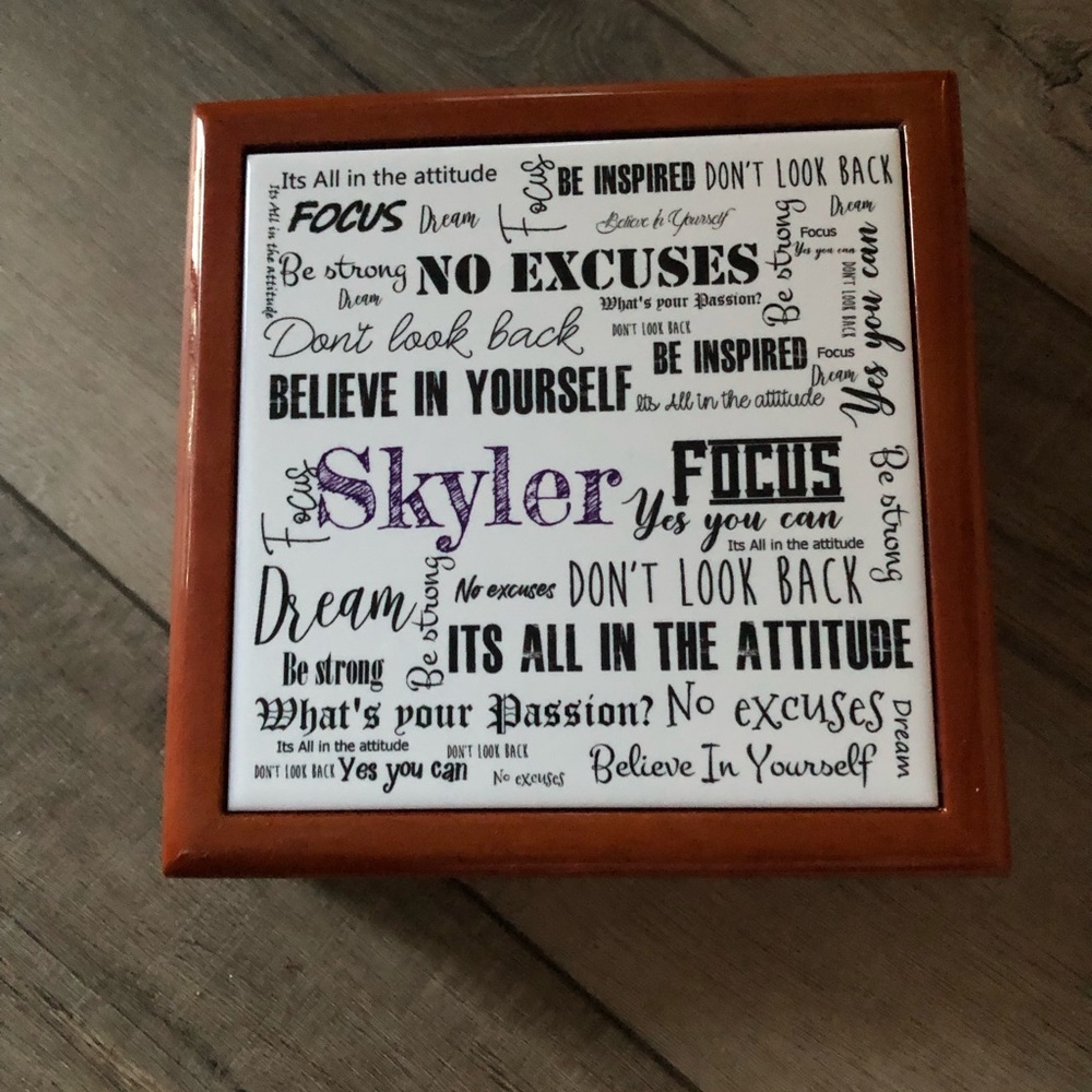 7.125” with 6” tile gift box SKYLER